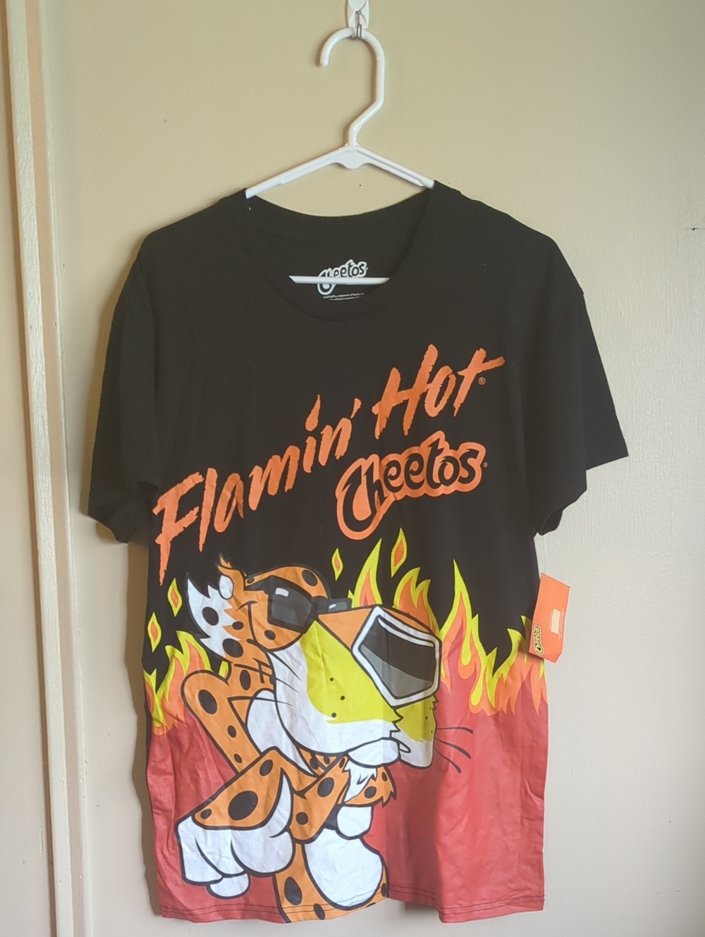 Cheetos Flamin' Hot Graphic Tee - Black & Red